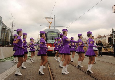 Otevření I. etapy tratě na Nové Sady 08