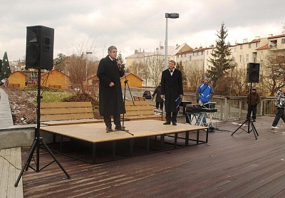 Otevření I. etapy tratě na Nové Sady 11