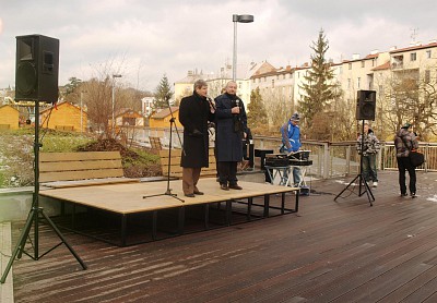 Otevření I. etapy tratě na Nové Sady 12