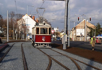 Otevření I. etapy tratě na Nové Sady 16