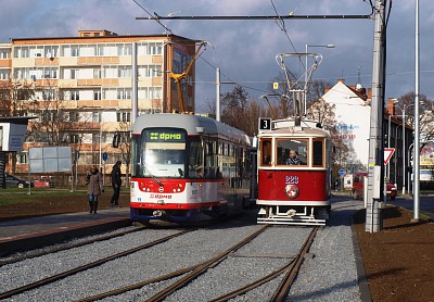 Otevření I. etapy tratě na Nové Sady 17