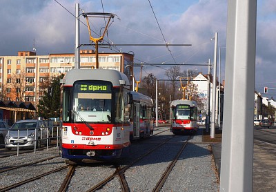 Otevření I. etapy tratě na Nové Sady 18