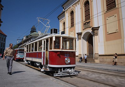 Historická tramvaj po renovaci 06